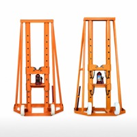 Soporte para Cable de Fibra Óptica, Capacidad de 5, 8, 10, 12 Toneladas, Estructura Hidráulica Vertical y Horizontal para Enrollar Bobinas de Cable