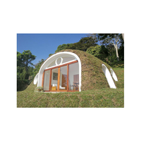 Villa préfabriquée pliable en FRP à prix compétitif avec design moderne et isolation thermique