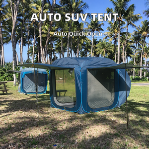 Auvent de voiture/camion portable automatique à ouverture rapide OEM, tente SUV, auvent carré à armature droite, design pop-up pour le camping en extérieur - Product Image 2