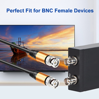 Cable Coaxial SDI RF de 100 Pies, Cable de Video Digital HDTV BNC Macho de 75 Ohm RG59, Compatible con Cámaras HD-SDI/3G/6G/4K/8K SDI