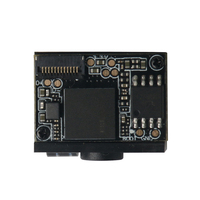 DE2120 modul pemindai Mini tertanam TTL232 1D QR Raspiberry Pi, mesin pemindai kode batang genggam POS/PDA untuk pemindaian 2D