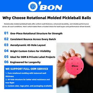 40 balles de <span class=keywords><strong>pickleball</strong></span> rapides pour l'extérieur, approuvées par l'USAPA, avec rotation à 40 trous et conception sans couture pour une durabilité supérieure - Product Image 6