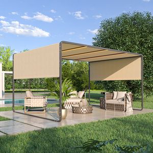 כחול בחוץ גינה חצר חצר חצר חצר חופה לשמיים מרפסת גג 10 שנים אלומיניום ידני עבור אוהל פרסום - Product Image 1