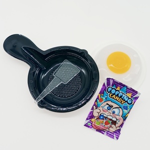 Bonbons gélifiés œuf frit très demandés avec bonbons pétillants, saveurs de fruits, en gros, pour poêle à frire, bonbons gélifiés sautillants - Product Image 3