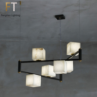 Kyall — lustre LED alphabet en cuivre, design créatif moderne, éclairage d'intérieur, luminaire décoratif de plafond, idéal pour un salon, une salle à manger ou un espace d'étude