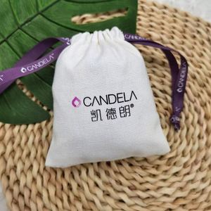 Gift Craft Organic Cotton <b>Canvas</b> Biodegradable Drawstring Dust Bag with Custom Logo <b>for</b> Photo <b>Frame</b> - Product Image 6