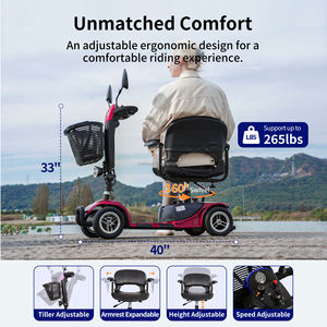 <span class=keywords><strong>Scooter</strong></span> Eléctrico Plegable de 4 Ruedas Mateside Supply para Adultos Mayores y Personas con Discapacidad, Todoterreno para Carretera - Product Image 4