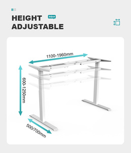 Sit Standing <strong>Desk</strong> 180 Degree With Single Motor For Modern Executive Office Space - Product Image 3