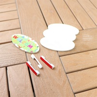 Étiquettes nominatives en plastique imprimables vierges pour sublimation par presse à chaud, design créatif de la marque MDFSUB, badges cadeaux DIY, supports d'étiquettes FRP