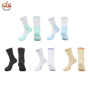 Calcetines deportivos <span class=keywords><strong>de</strong></span> baloncesto para hombre <span class=keywords><strong>de</strong></span> alta calidad, <span class=keywords><strong>toalla</strong></span> gruesa personalizada, parte inferior antideslizante, sudor antibacteriano, diseño <span class=keywords><strong>de</strong></span> sublimación Jacquard - Product Image 5