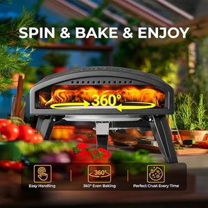 <span class=keywords><strong>Four</strong></span> à pizza au propane moderne, mobile, compact, d'occasion, pour l'intérieur et l'extérieur, avec gaz - Product Image 6