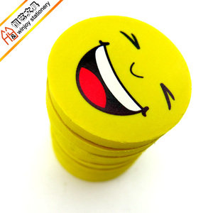 Promotionnel <span class=keywords><strong>Smiley</strong></span> Visage Gommes En Vrac Mignon Fournitures Scolaires En Vrac Rond Visage Gommes - Product Image 6