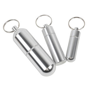 Porte-cotons-tiges en alliage d'aluminium, étanche et hermétique, conteneur à médicaments en métal, créatif, portable, pour cure-dents, équipement de survie et de sécurité - Product Image 4