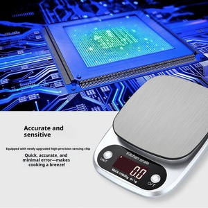 <span class=keywords><strong>Balance</strong></span> <span class=keywords><strong>de</strong></span> <span class=keywords><strong>cuisine</strong></span> électronique numérique LCD ABS 3kg/5kg/10kg, précision 1g/0.1g, <span class=keywords><strong>balance</strong></span> alimentaire - Product Image 2