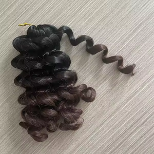 12 pouces lâche crochet profond cheveux <span class=keywords><strong>Afro</strong></span> Curl Locs torsion tresses extension de cheveux <span class=keywords><strong>coiffure</strong></span> <span class=keywords><strong>pour</strong></span> <span class=keywords><strong>femme</strong></span> noire - Product Image 3