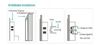 Tablette industrielle avec écran tactile, processeur I3-8e génération, I5-6e génération, I7, I9 en option, PC tout-en-un avec écran LCD intégré, boîtier en aluminium, 15, 17, 18,5 pouces