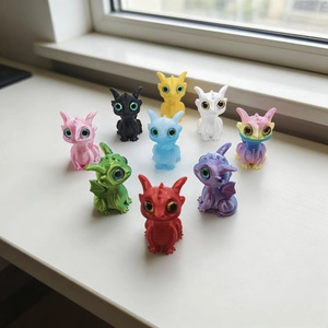 Juego de Huevos de Dragón Pequeños Impresos en 3D, Multicolor, Ecológicos, Antiestrés, Juguetes de Vidrio para Niños, Éxito de Ventas Transfronterizo - Product Image 4