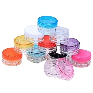 New Arrival Custom PS <b>Plastic</b> Cream Jar 2g 3g 5g Empty Cosmetic Jar Lip Scrub <b>Container</b> Lip Balm <b>Container</b> Jars - Product Image 4