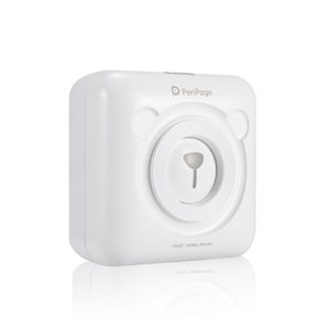 Imprimante <span class=keywords><strong>PeriPage</strong></span> A6 Mini avec batterie au lithium intégrée, étiquettes autocollantes, imprimante de poche avec interface micro USB - Rose - Product Image 1