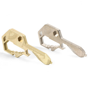 Multi-functional Key Tool 24-in-1 Zinc Alloy Screwdriver Bottle Opener Keychain Creative Small Tool Wine Set - Product Image 4