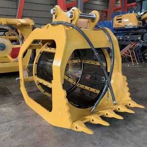 40 טון מחפר סינון מסתובב דלי מכונות בנייה קבצים מצורפים דלי מסך דלי למכירה - Product Image 2