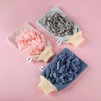 Exfoliation douce pour la douche quotidienne, ensemble de gants de bain doux et confortables et de loofah