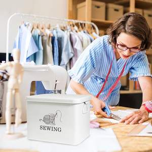 Nouveau boîte de <span class=keywords><strong>rangement</strong></span> de bureau de créateur de mode boîte métallique carrée boîte de <span class=keywords><strong>rangement</strong></span> pour aiguilles et fils - Product Image 4