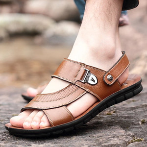 Herren Leders andalen Summer Classic Herren schuhe Hausschuhe Weiche Sandalen Herren Roman Bequeme Wanderschuhe S0524 - Product Image 4