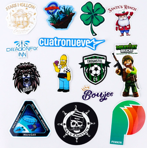 Adesivi Educativi per Bambini con Logo Pubblicitario Personalizzato, <span class=keywords><strong>Personaggi</strong></span> dei Cartoni Animati, in PVC Trasparente Impermeabile - Product Image 2