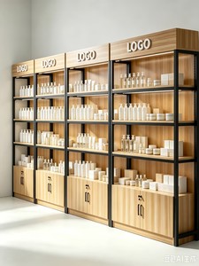 Espositore per Supermercato in <span class=keywords><strong>Legno</strong></span> e Metallo Leggero con Dimensioni Personalizzabili, <span class=keywords><strong>Scaffalatura</strong></span> Autoportante Monofacciale - Product Image 6