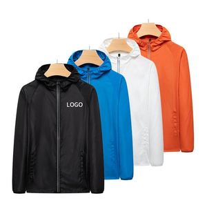 เสื้อแรชการ์ดแขนยาวสำหรับฤดูร้อน ป้องกันแสงแดด UPF 50+ กันน้ำ ระบายอากาศได้ดี มีฮู้ด เหมาะสำหรับเล่นกีฬากลางแจ้ง - Product Image 3