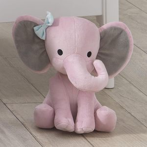 Logo personalizzato animali di peluche di elefante roba animale peluche per bambini ragazze ragazzi Plushie per nascita neonato neonato - Product Image 2