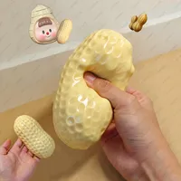 Balle anti-stress cacahuète croustillante en forme de nourriture, jouet sensoriel ASMR, jouet à presser moelleux pour adultes, jouet de bureau pour la détente