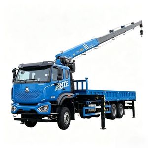 รถบรรทุกติดเครนไฮดรอลิก HOWO 16 ตัน แบบบูมยืดไสลด์ได้ 6x4 สำหรับงานหนัก ขาย - Product Image 1