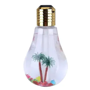 Bóng Đèn Cầm Tay 400Ml, Đèn Led Kèm Tinh Dầu Máy Khuếch Tán Hương Thơm Máy Làm Ẩm Không Khí Gia Đình/