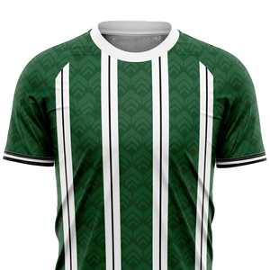Camiseta de Fútbol Transpirable de Alta Calidad 2025, Servicio OEM, Logotipo Personalizado Impreso, Camiseta de Fútbol a Bajo Precio - Product Image 1