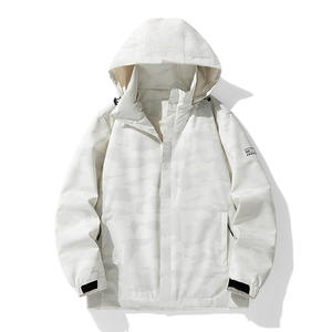 Veste de couleur unie pour l'automne et l'hiver, veste de sport respirante pour l'extérieur, manteau de pêche et d'alpinisme Joker, veste imperméable à la mode - Product Image 1