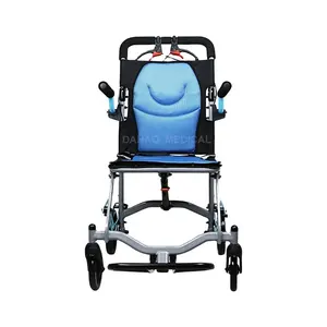 成人老年人小型轻便旅行折叠式轮椅户外飞机手动轮椅