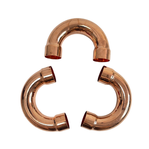 Raccord de tuyau en <span class=keywords><strong>cuivre</strong></span> raccord coudé à 180 degrés, 1 "X 1" CXC 180 pour HVAC - Product Image 5