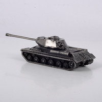 Modèle de char lourd soviétique IS-2 Staline II Mugongwu à l'échelle 1/72, entièrement en métal, ornement fabriqué en Chine