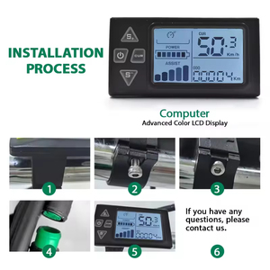 Komputer sepeda listrik ANT + Irama kecepatan sepeda, Odometer Monitor irama Speedometer elektronik sepeda jalan <span class=keywords><strong>MTB</strong></span> untuk semua sepeda - Product Image 4