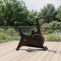 Nouveau vélo de spinning magnétique manuel pour exercice intérieur, capacité de charge 120 kg, vélo d'appartement pour la maison, vélos d'exercice magnétiques