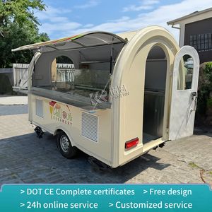 Mini-bar mobile 2025, chariot à café populaire, chariot à glaces, traiteur, remorque de restauration, camion de restauration entièrement équipé - Product Image 4