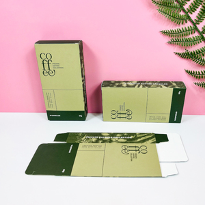 Boîte <span class=keywords><strong>d</strong></span>'emballage de cartes en papier de qualité supérieure plastifié mat imprimé avec logo personnalisé OEM pour supplément de capsules de café thé boîte de cartes en papier - Product Image 2