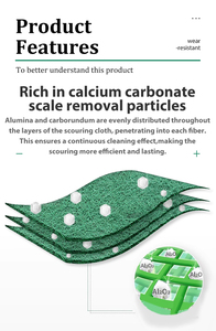 Nhiệm Vụ Nặng Nề Cọ Rửa Miếng Đệm Không Đầu Chà Pad Để Làm Sạch Tái Sử Dụng Scrubber Chống Mỡ Chà Miếng Đệm Cho Món Ăn Nhà Bếp - Product Image 4