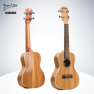 <span class=keywords><strong>Ukulele</strong></span> de <span class=keywords><strong>concert</strong></span> <span class=keywords><strong>Deviser</strong></span> UK24-65 en bois de zèbre de 24 pouces à prix avantageux - Product Image 1