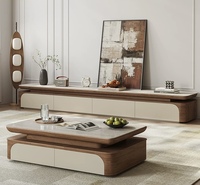 Meuble TV de salon, nouveau, petit format, style antique, avec plateau en roche, pour la maison
