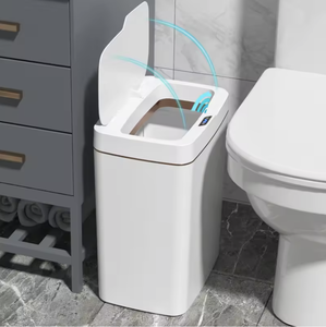 <span class=keywords><strong>Poubelle</strong></span> automatique à capteur intelligent avec couvercle <span class=keywords><strong>Poubelle</strong></span> en plastique sans contact pour une utilisation intérieure dans la cuisine, la salle de bain, la maison <span class=keywords><strong>et</strong></span> le bureau - Product Image 3