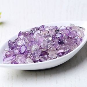 Wholesale Premium Quality Polished Mini Amethyst Chips Beads <b>Raw</b> Quartz Gemstone Purple <b>Crystal</b> Gravel Feng Shui Home Decor - Product Image 1