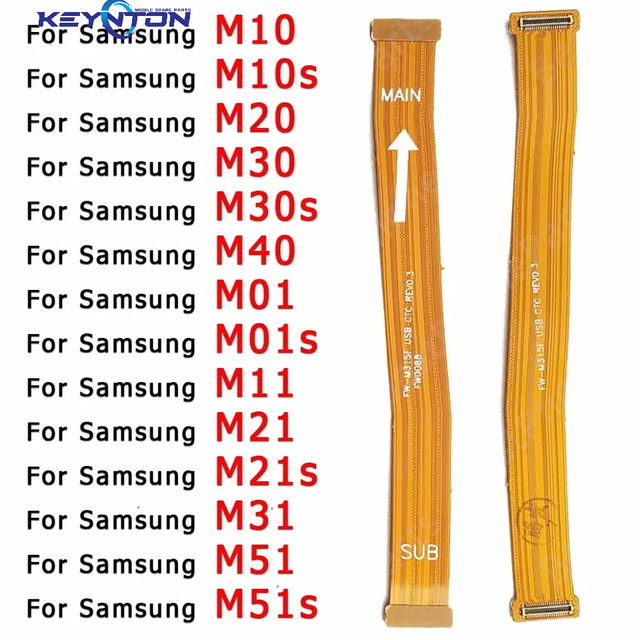 Motherboard Flex for Samsung M30 LCD Flex Main Charging Board Connector Flexector Flex Cable